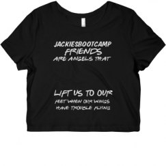 Ladies Slim Fit Crop Top Tee