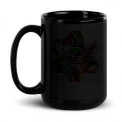 15oz Black Glossy Mug