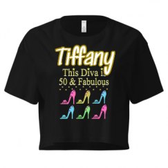 Ladies Festival Cali Crop Top Tee