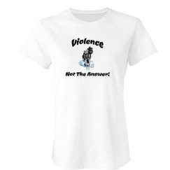 Violence Not The Answer Tee Shirt