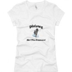 Ladies Slim Fit Basic Promo Jersey Tee