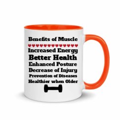 11oz Ceramic Mug with Color Inside