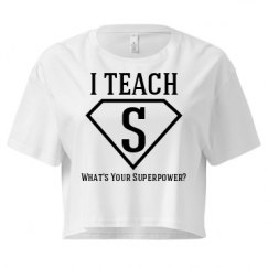 Ladies Festival Cali Crop Top Tee