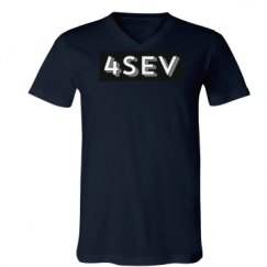 Unisex V-Neck Jersey Tee