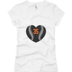 Ladies Slim Fit Basic Promo Jersey Tee