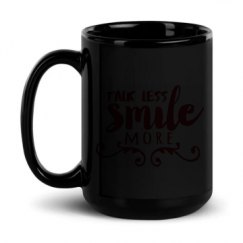 15oz Black Glossy Mug