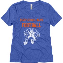 Ladies Relaxed Fit Super Soft Triblend V-Neck Tee