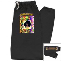 SMACKIN' UNISEX BASIC SWEATPANTS (BLACK)