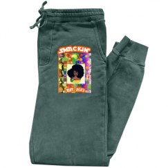 Pigment-Dyed Fleece Pants