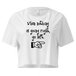 Ladies Festival Cali Crop Top Tee