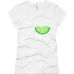 Ladies Slim Fit Basic Promo Jersey Tee