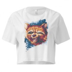 Ladies Festival Cali Crop Top Tee