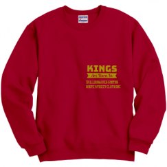 Unisex Film and Foil Crewneck Sweatshirt
