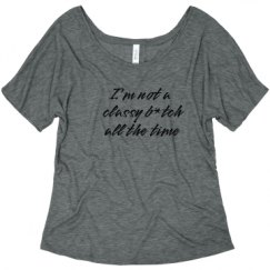 Ladies Flowy Slouchy Tee