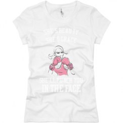 Ladies Slim Fit Basic Promo Jersey Tee