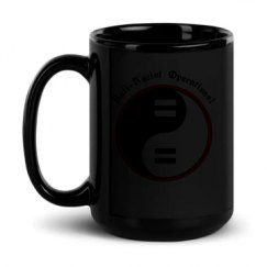 15oz Black Glossy Mug