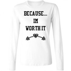 Ladies Relaxed Fit Basic Long Sleeve Tee