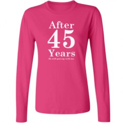 Ladies Relaxed Fit Basic Long Sleeve Tee