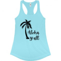 Ladies Slim Fit Racerback Tank Top