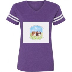 Ladies Relaxed Fit Vintage Sports Tee