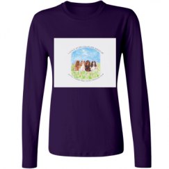 Ladies Relaxed Fit Basic Long Sleeve Tee