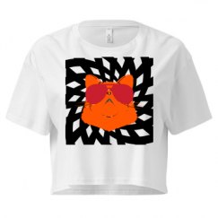 Ladies Festival Cali Crop Top Tee