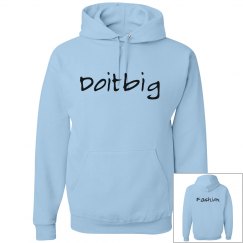 Light blue designers Hoodie/w
