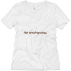 Ladies Relaxed Fit V-Neck Tee