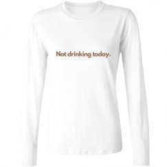 Ladies Relaxed Fit Basic Long Sleeve Tee