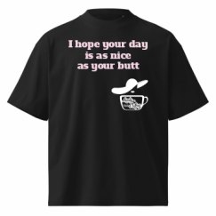 Unisex Organic Oversized High Neck T-Shirt