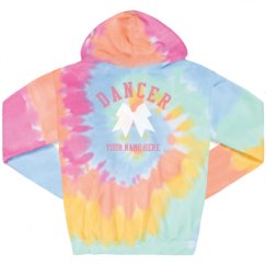 Unisex Tie-Dye Fleece Hoodie