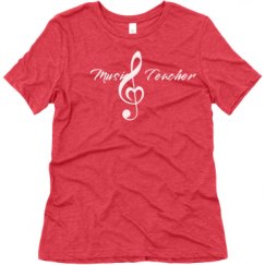 Ladies Relaxed Fit Super Soft Triblend Tee