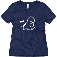 Ladies Relaxed Fit V-Neck Tee