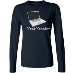 Ladies Relaxed Fit Basic Long Sleeve Tee