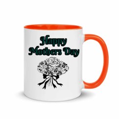 11oz Ceramic Mug with Color Inside