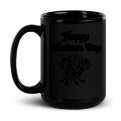 15oz Black Glossy Mug