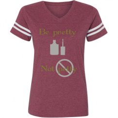 Ladies Relaxed Fit Vintage Sports Tee