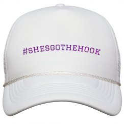 #shesgotthehook glitter hat