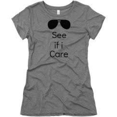 Ladies Slim Fit Super Soft Triblend Tee