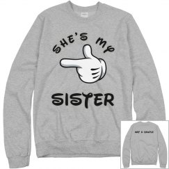 She's my sister (Not a couple) - Sweatshirt