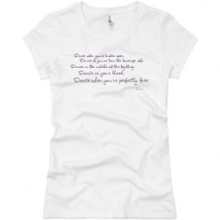 Ladies Slim Fit Basic Promo Jersey Tee