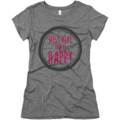 Ladies Slim Fit Super Soft Triblend Tee