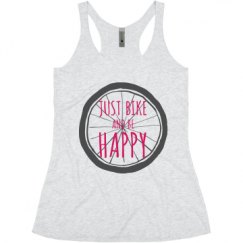 Ladies Slim Fit Super Soft Racerback Triblend Tank