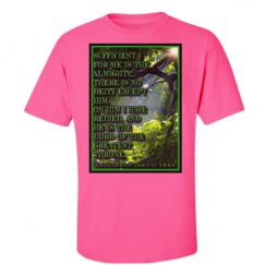 Unisex Ultra Cotton Safety Neon Crewneck Tee