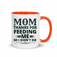 11oz Ceramic Mug with Color Inside