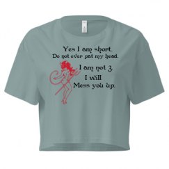 Ladies Festival Cali Crop Top Tee