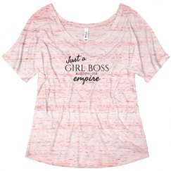 Ladies Flowy Slouchy Tee