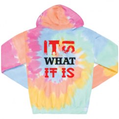 Unisex Tie-Dye Fleece Hoodie