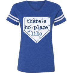 No place like home - blue & white