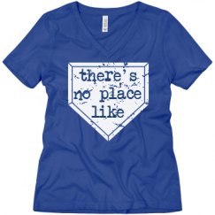 Ladies Relaxed Fit V-Neck Tee
